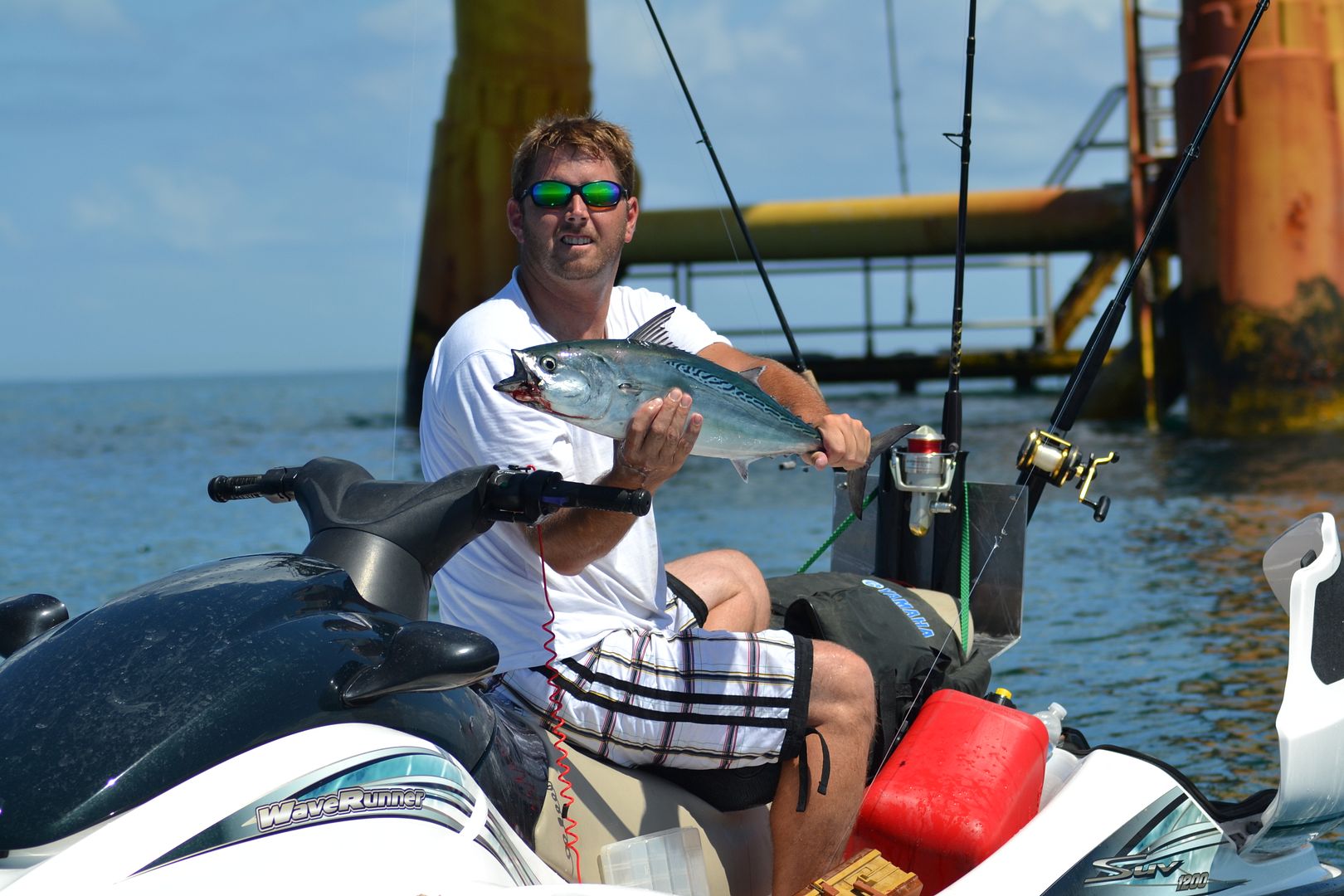 4 Jet Skis Fishing 30 Miles Offshore Oregon Inlet NC 2CoolFishing